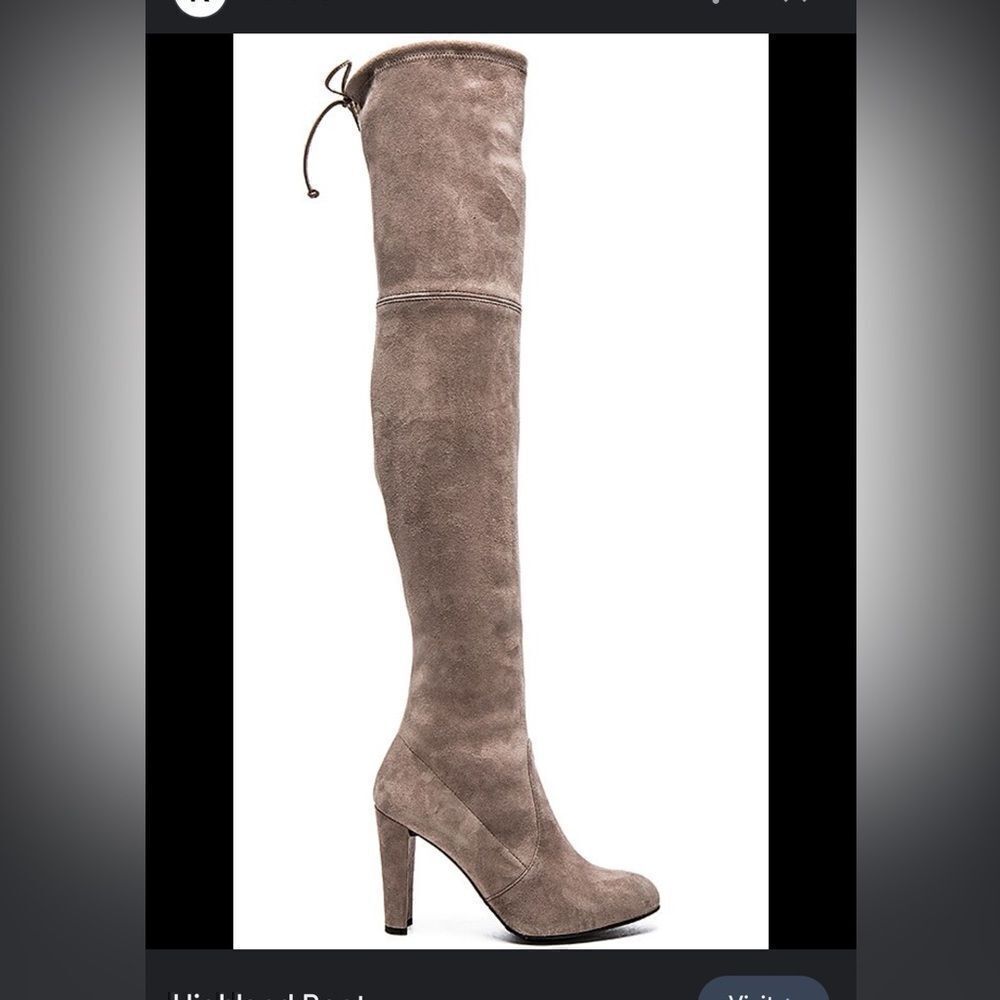 Stuart Weitzman Highland Boot in Topo - Picture 3 of 12